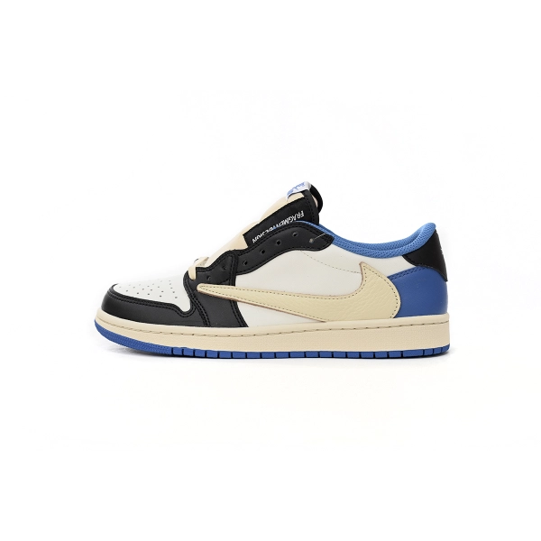 Fragment Design x Travis Scott x Air Jordan 1 Low-DM7866-140(Top version)
