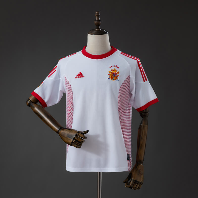 Spain 2002 Away Retro Fan Jersey