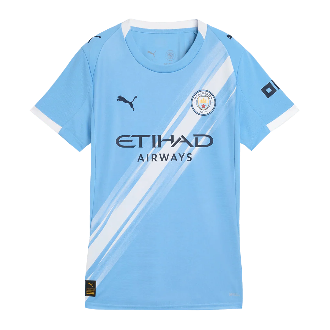 Manchester City Women's Home Soccer Jersey 2025/26 Blue