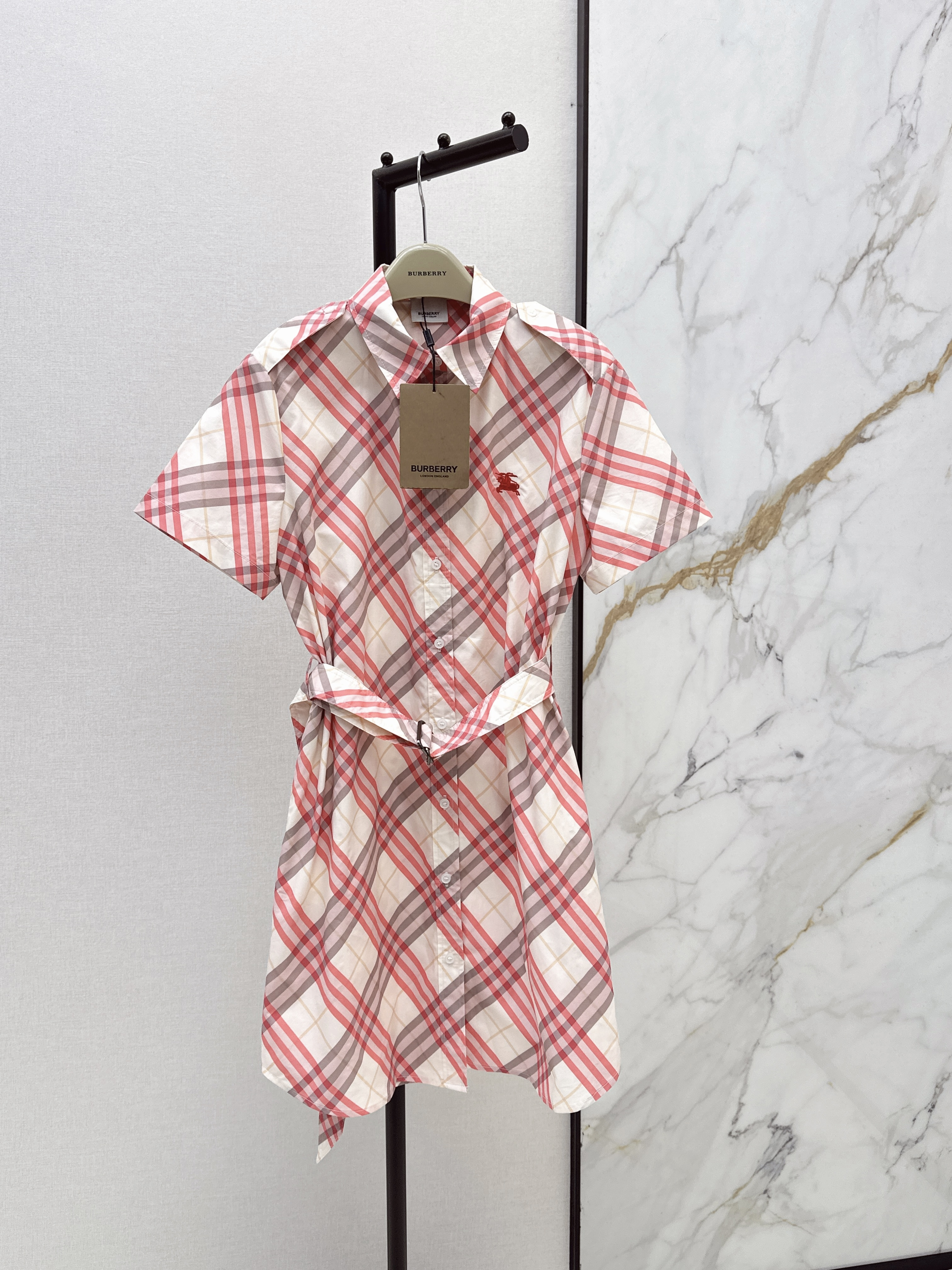 Bur New Retro plaid dress