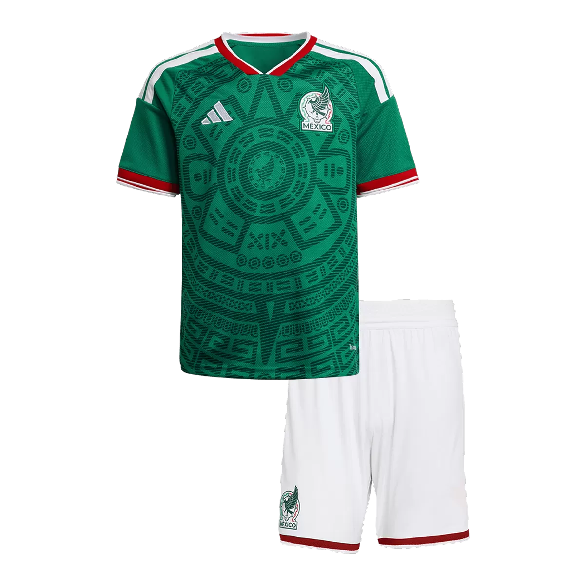 Mexico Home Kid's Soccer Kit (Jersey+Shorts) 2026