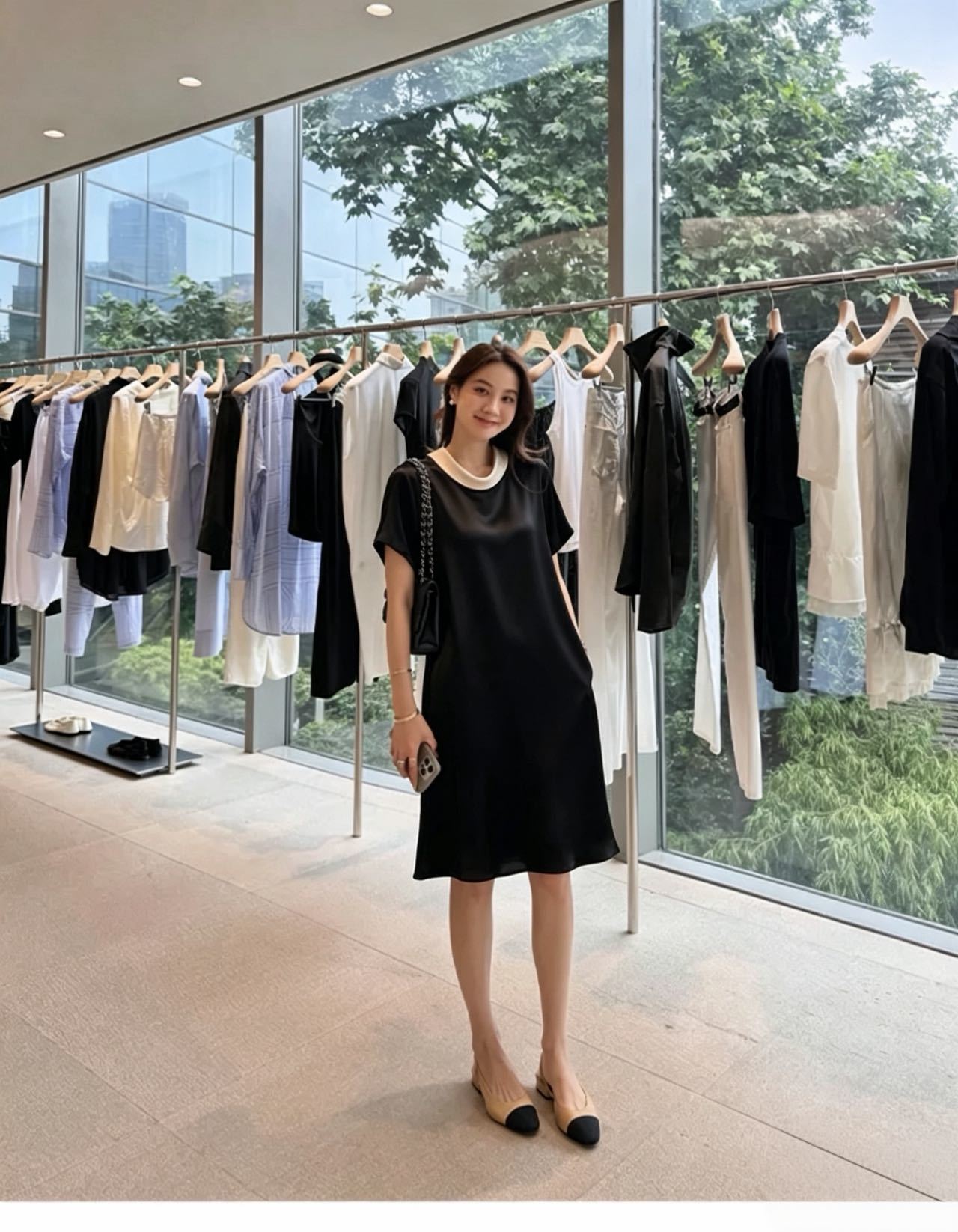 Row New color-block dress