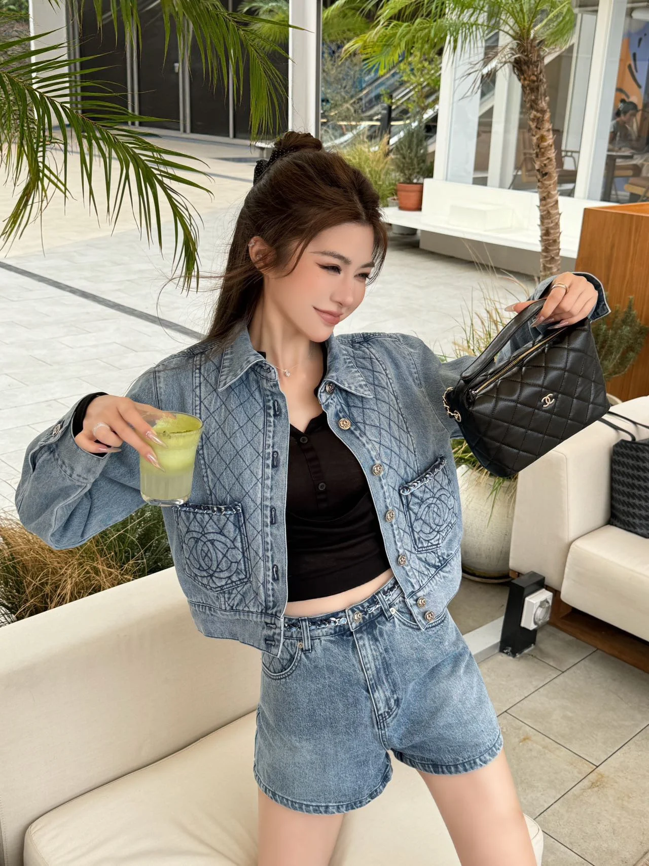 Chan NEW denim short