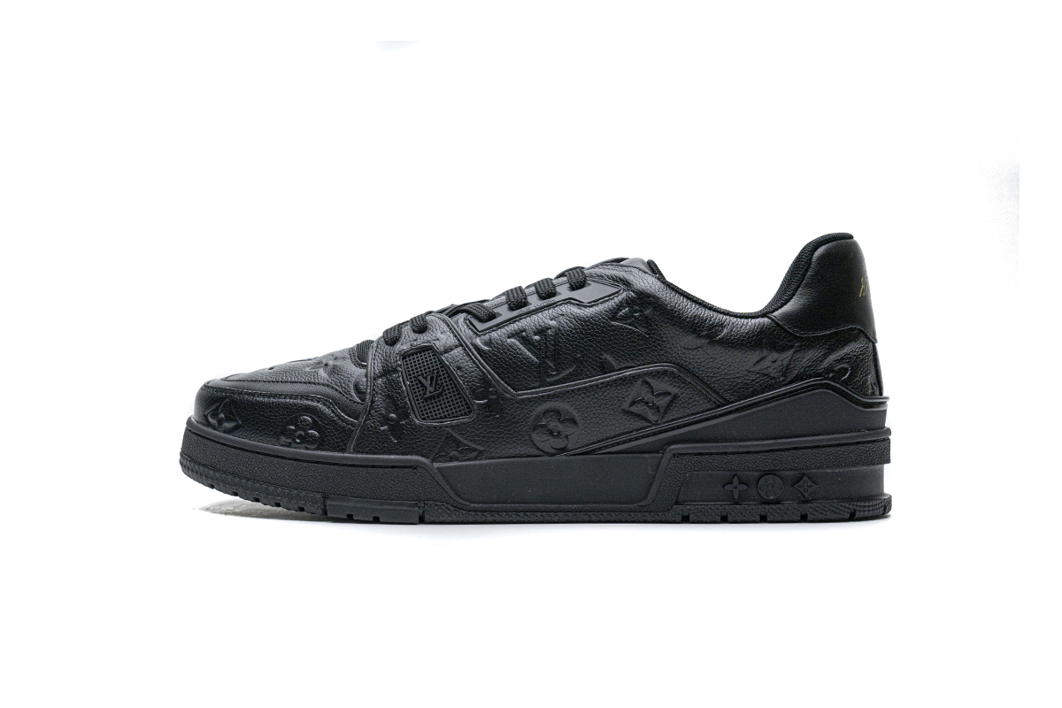 Pkkicks God Batch LOUIS VUITTON 20ss Trainer Black