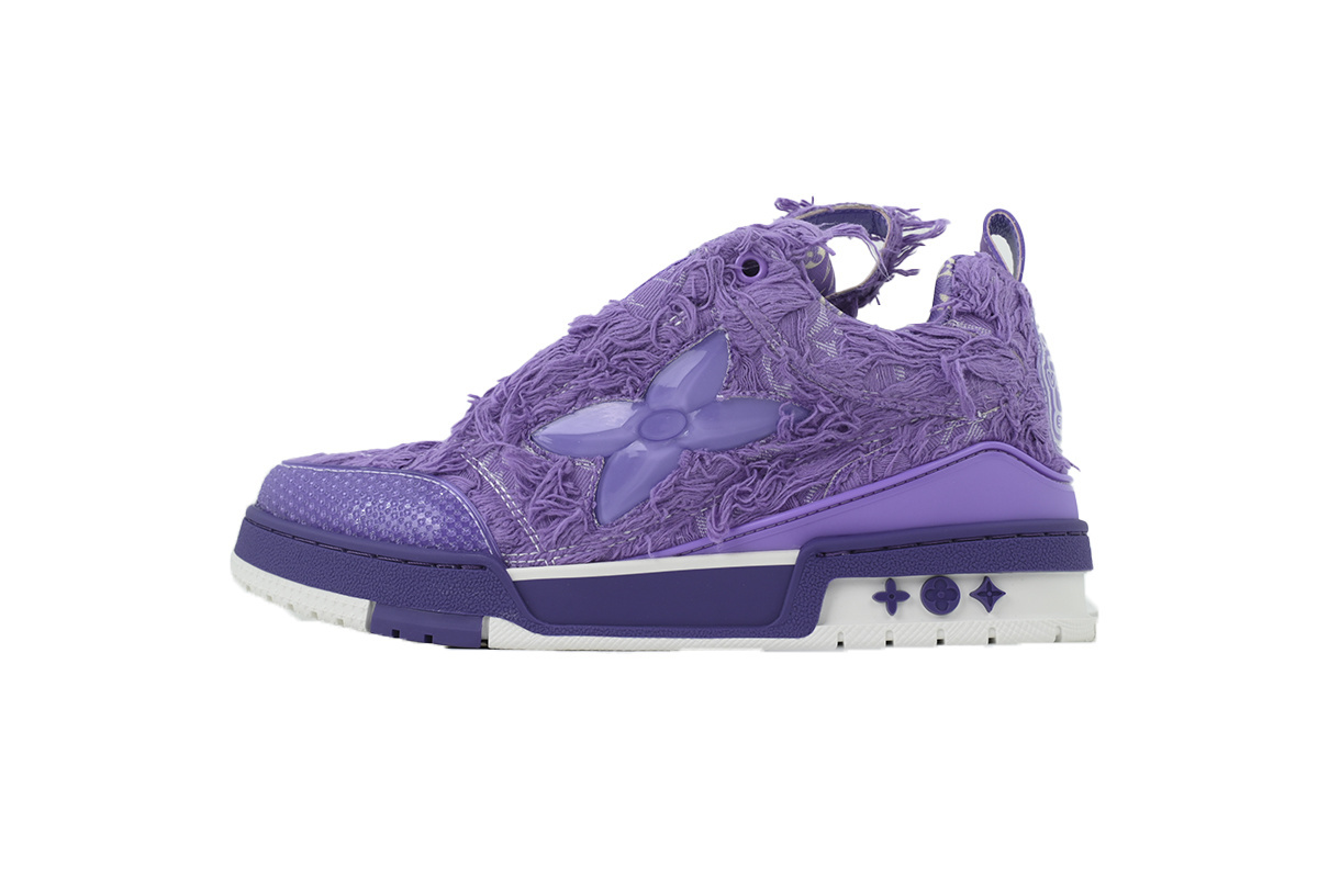 Pkkicks God Batch LOUIS VUITTON Plum Blossom Drilling Purple
