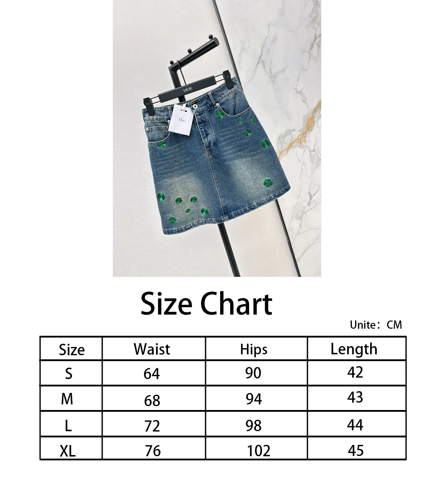 CD NEW embroidery denim skirts