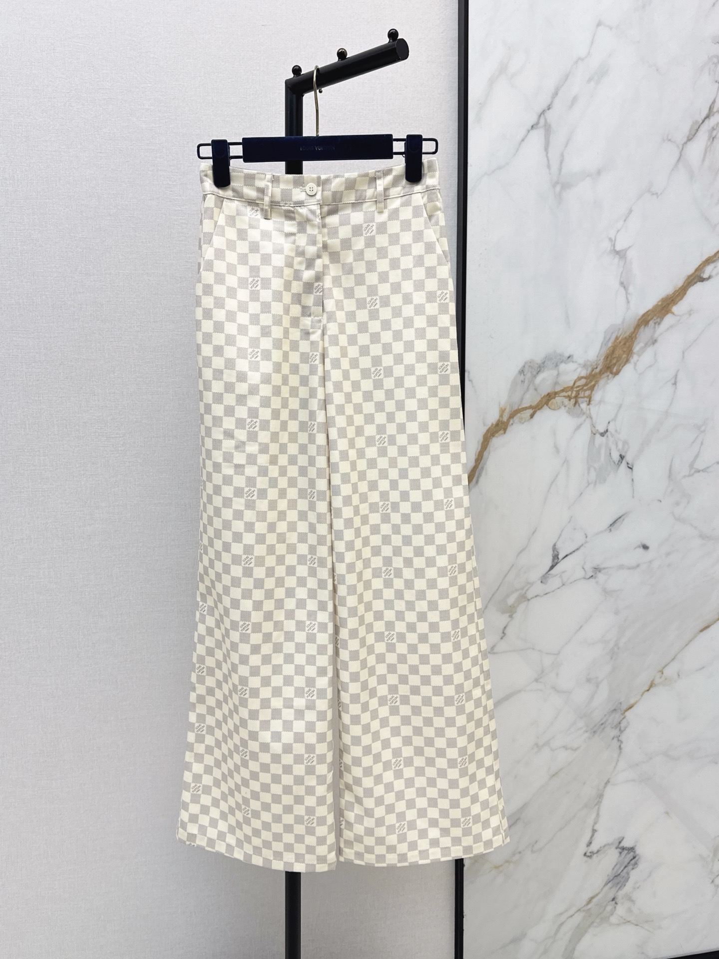 Louis New Checkered Print Pants