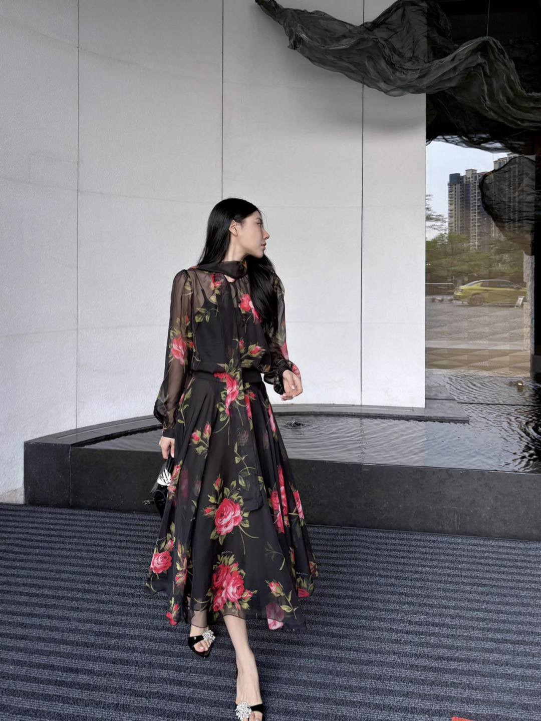 Dolc New Floral print skirt