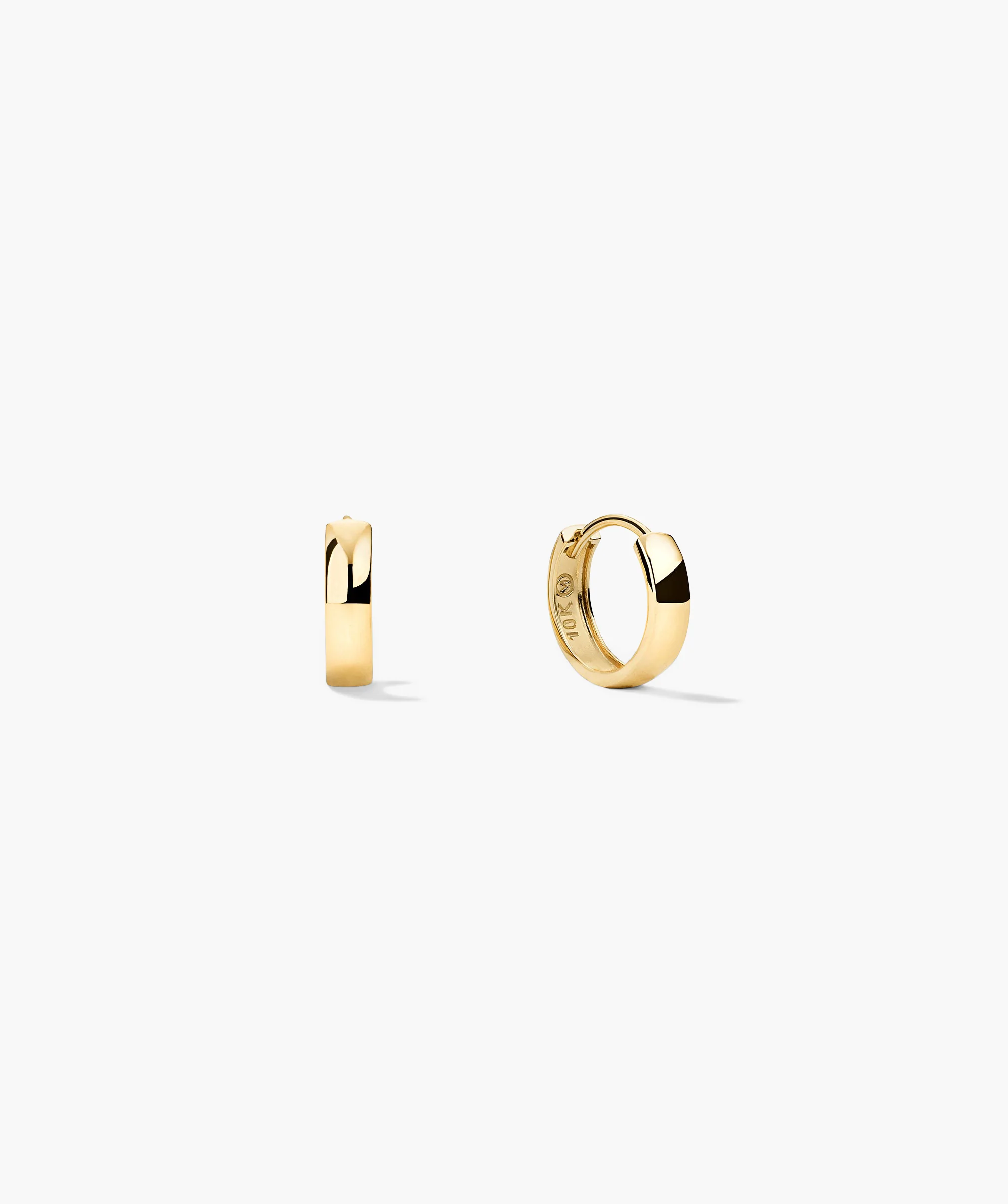 Bold Huggie Hoops