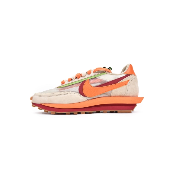 CLOT x sacai x Nike LDWaffle Orange Blaze DH1347-100