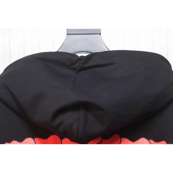 Off-white Red and Gray Melted Arrow Hoodie
