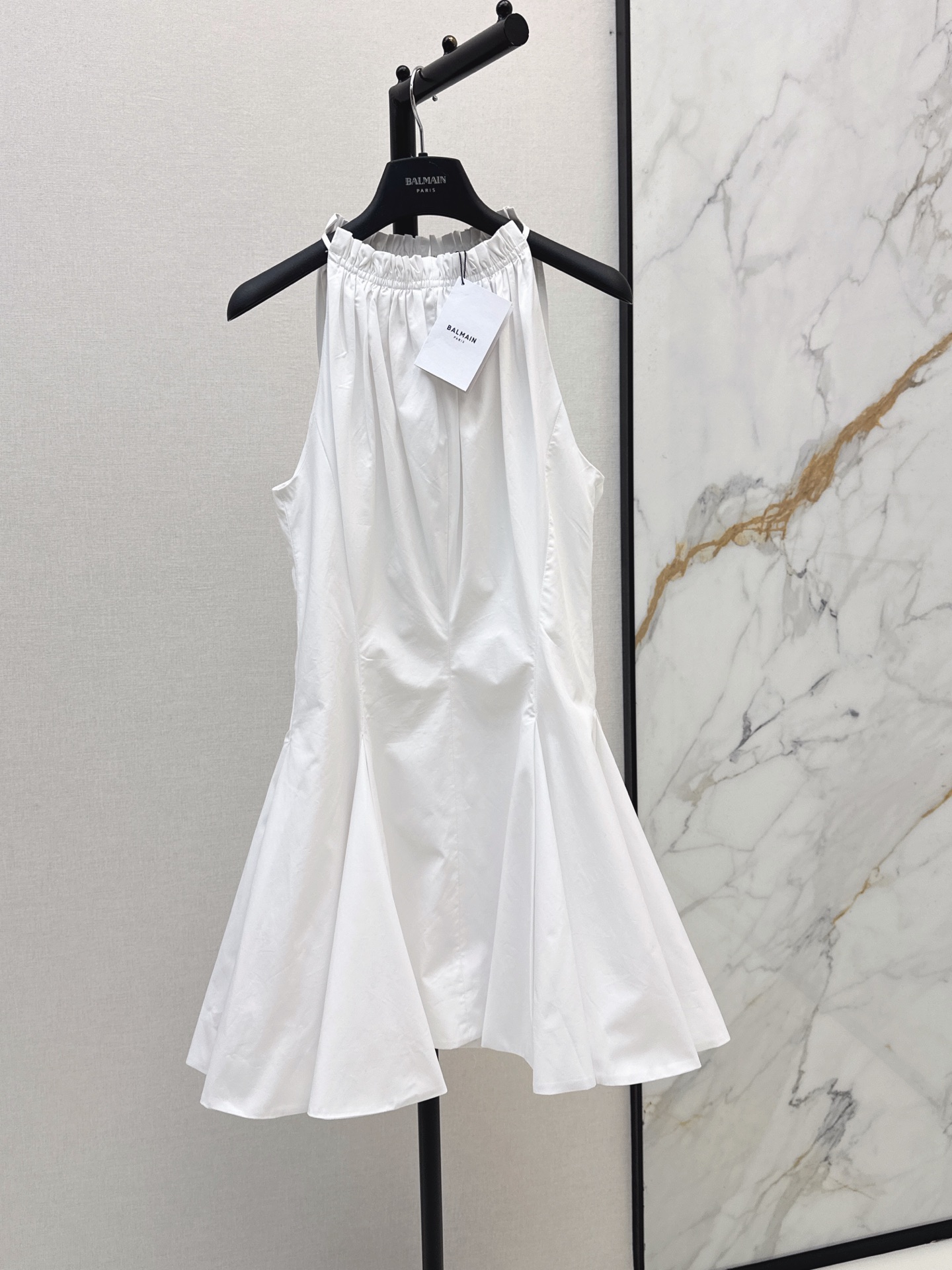 Bal New Ruched Lace Halter Dress