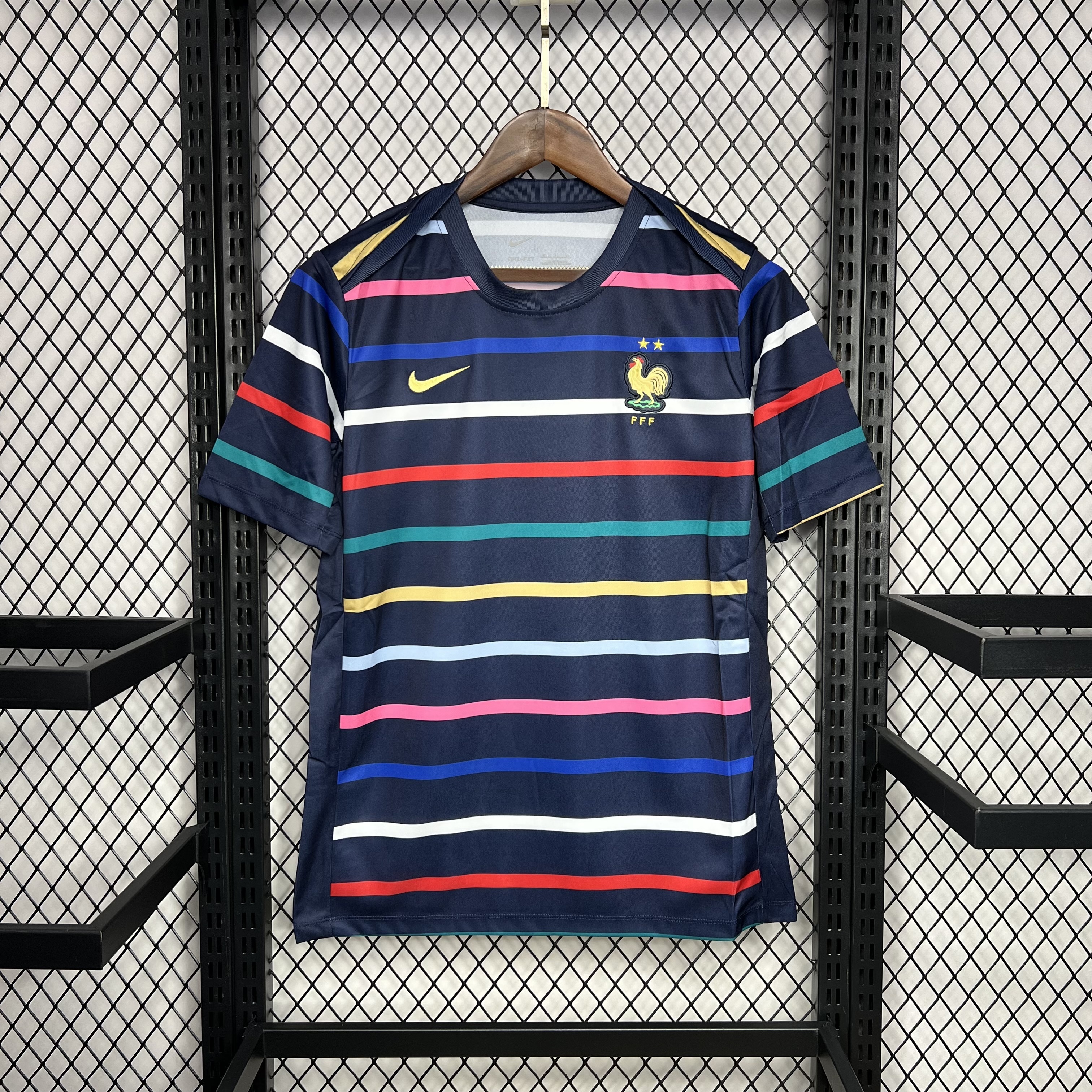 France 2024-25 Euro Pre-match training uniform Jersey