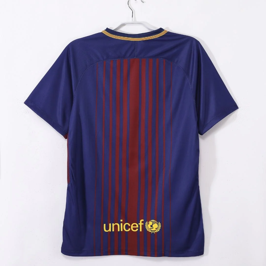 Barcelona 2017/18 Retro Home Soccer Jersey