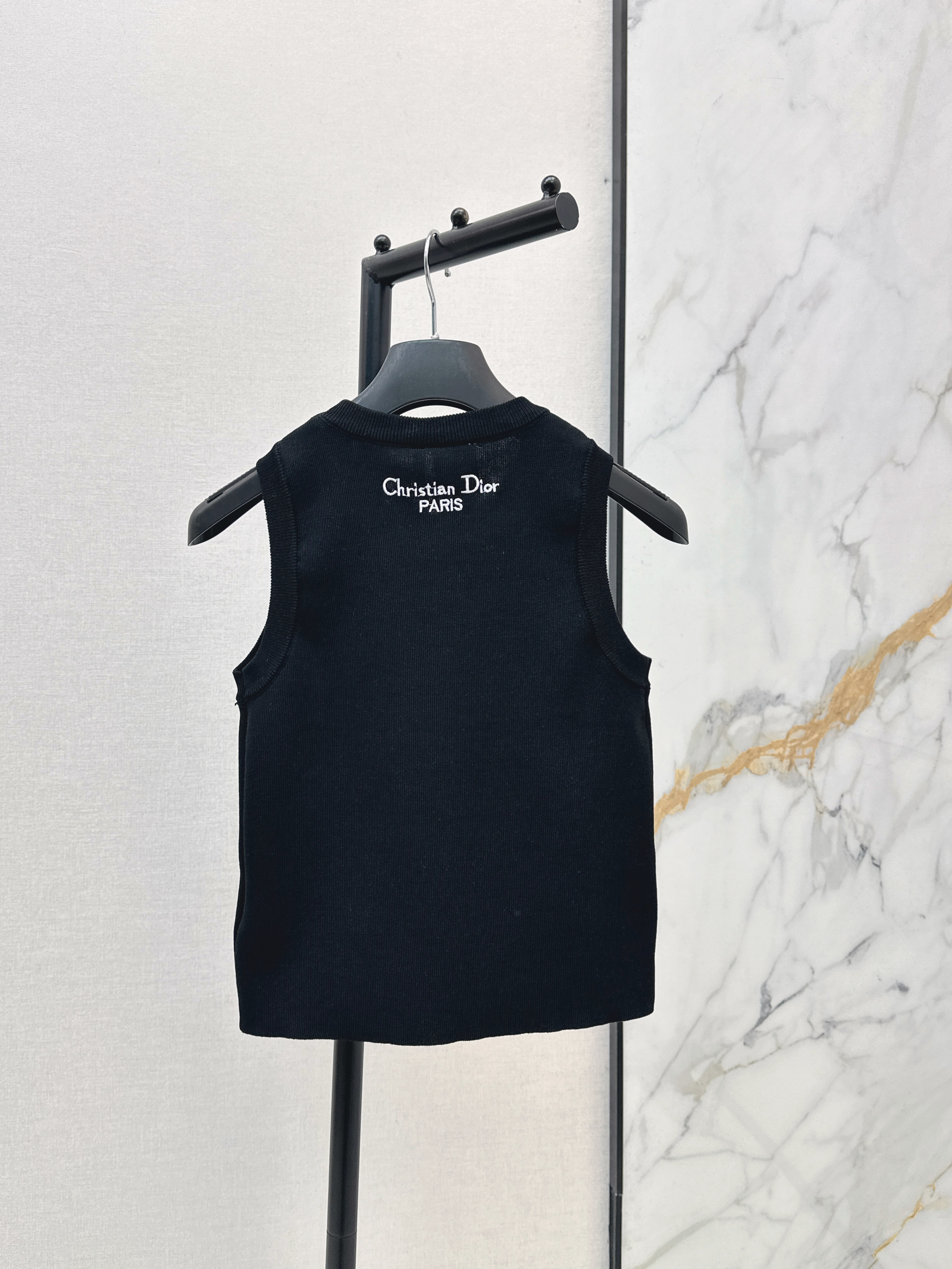 CD New jacquard knitted vest