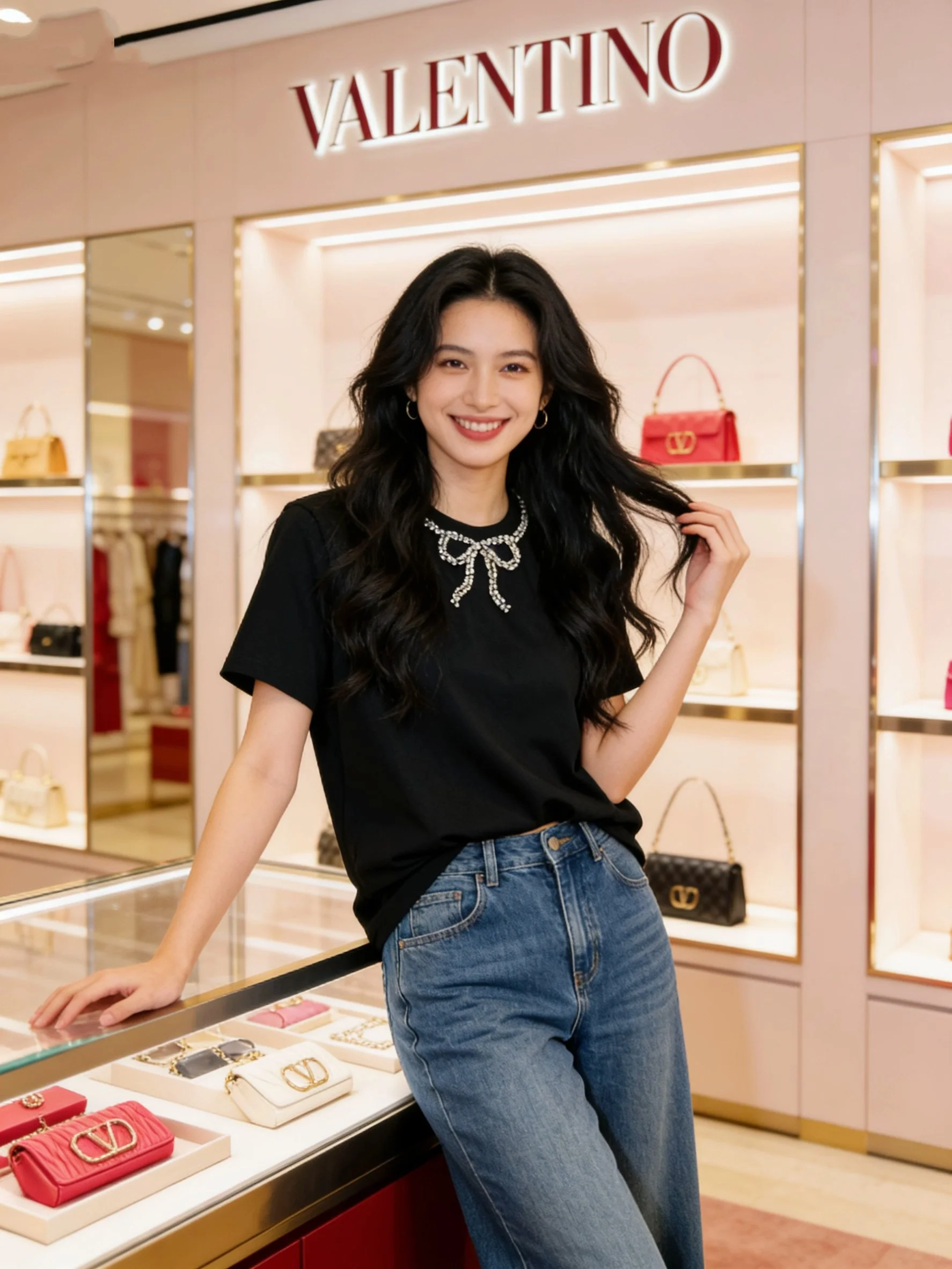 Val NEW rhinestone t-shirt