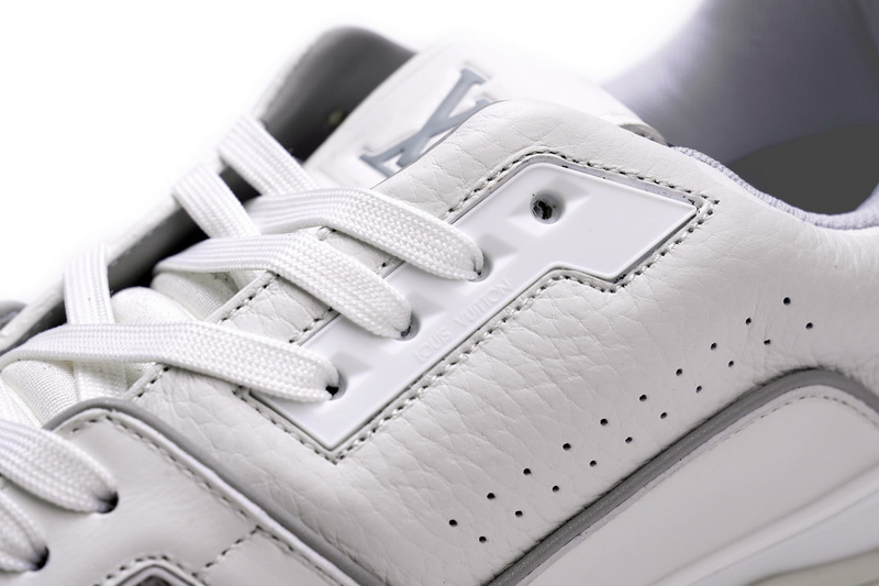Pkkicks God Batch LOUIS VUITTON Trainer White Litchi Pattern FD0221