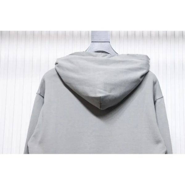 Balenciaga Clothes BB Pixel Print Hoodie Grey