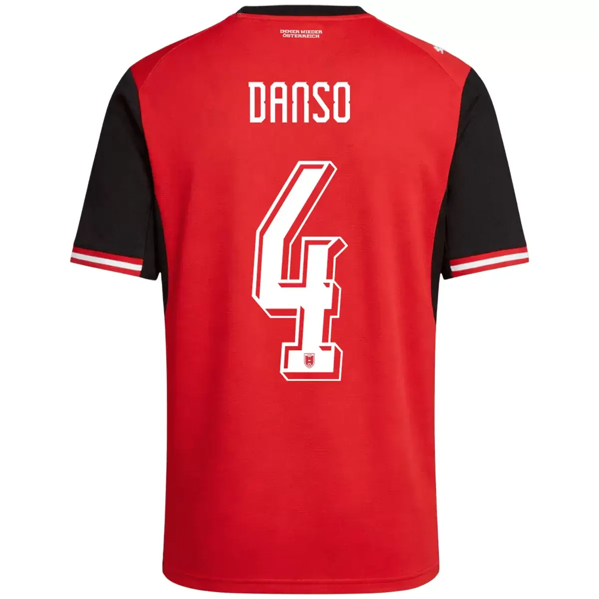 DANSO #4 Austria Home Soccer Jersey 2026 World Cup