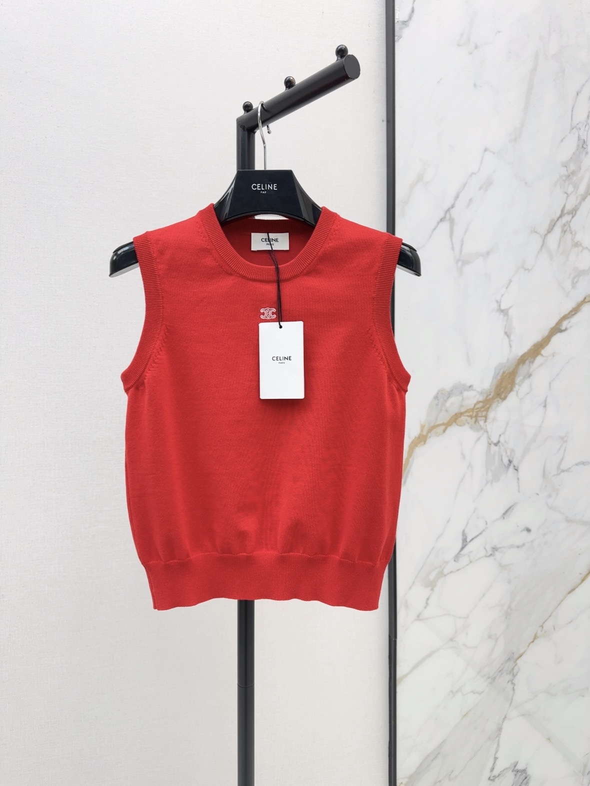 Celi New Embroidered Sleeveless Vest