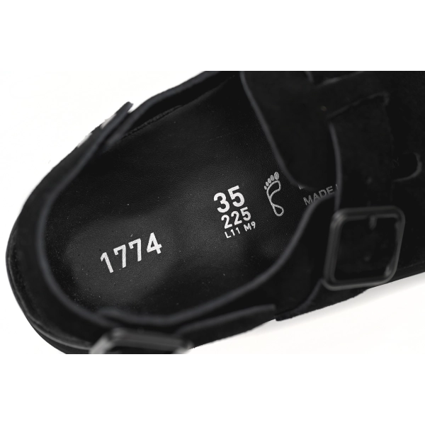 Birkenstock 1774 III Tokio Suede Leather Black 1025944