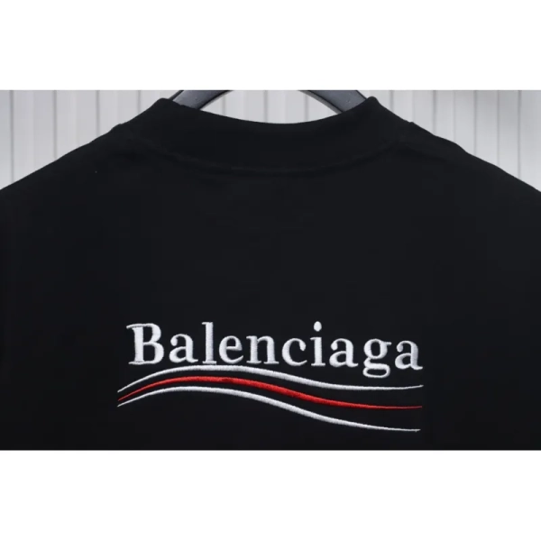 Balenciaga Clothes Political Campaign T-Shirt Black