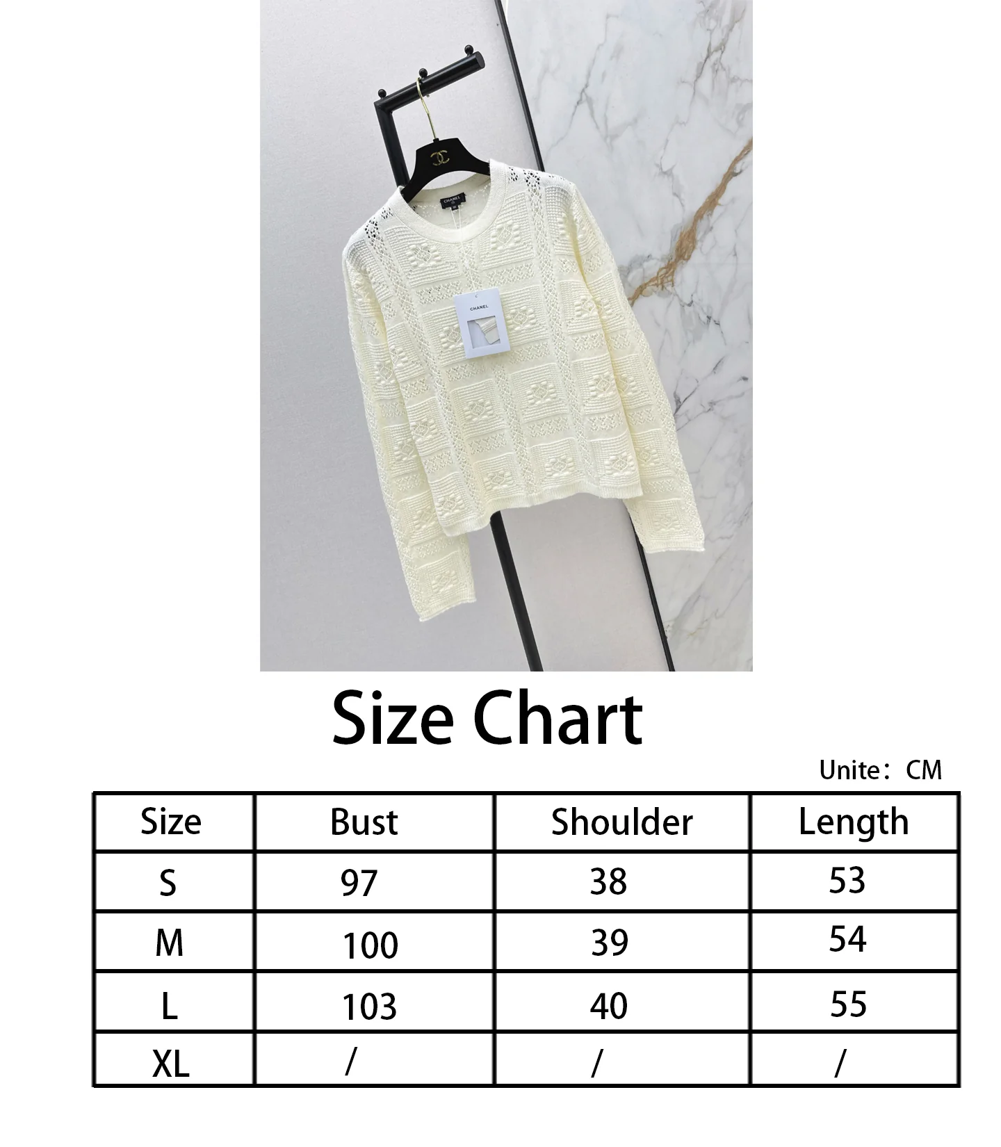 Chan NEW lace sweater