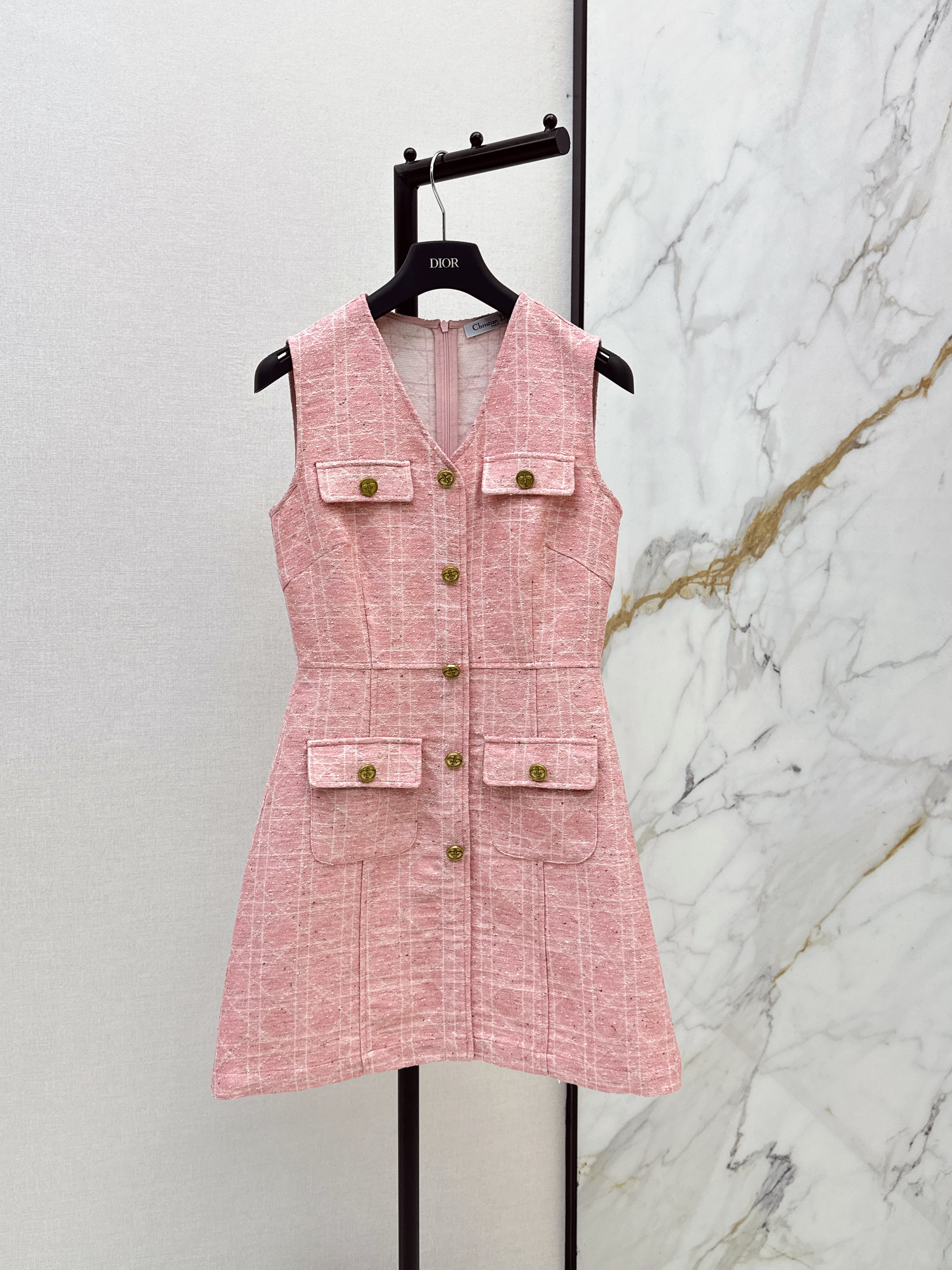 CD New Herringbone dress
