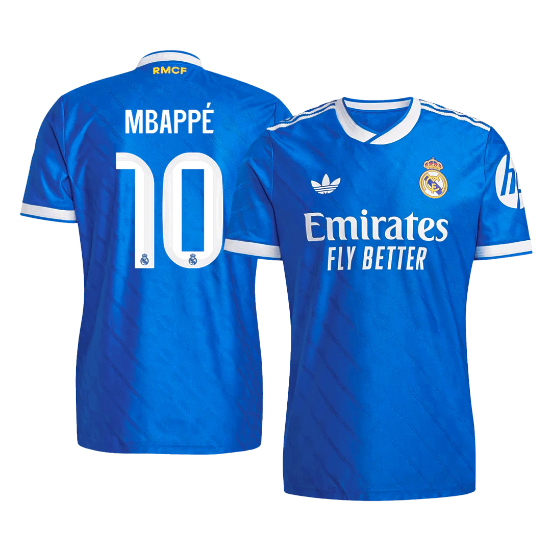 MBAPPÉ #10 Real Madrid Third Away Player Version Soccer Jersey 2025/26