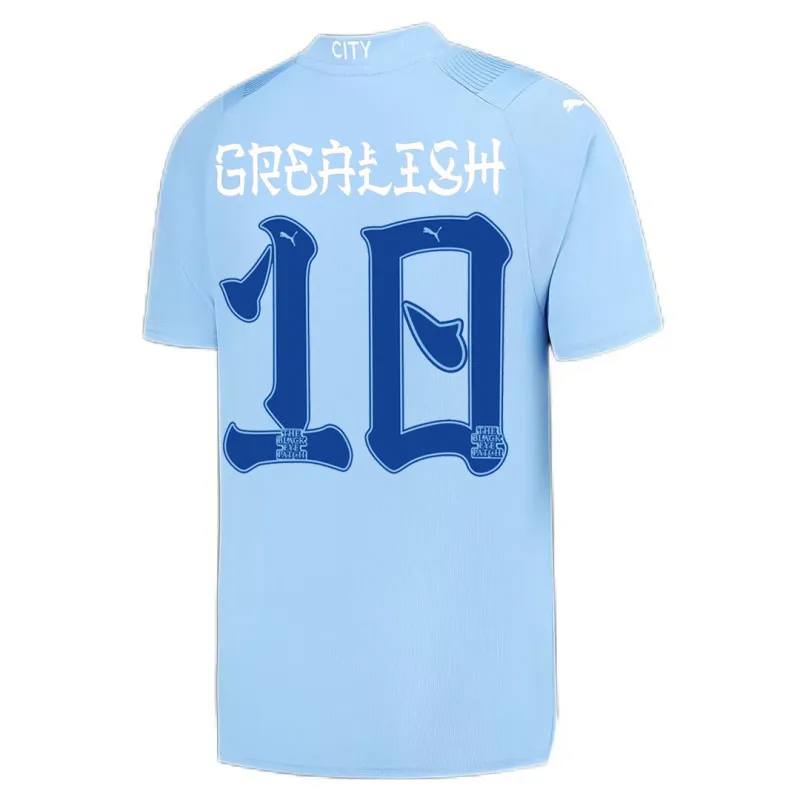 2023/24 Manchester City Japanese Tour Printing Home Jersey