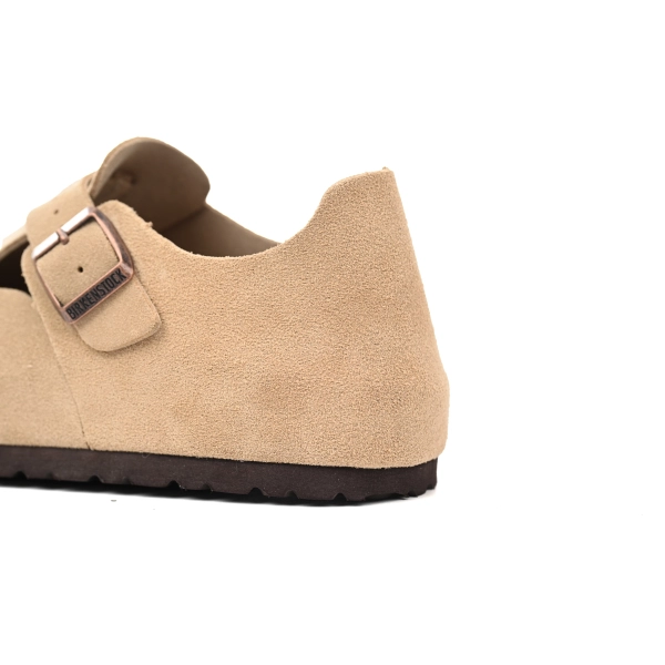 Birkenstock London Suede Sandals Taupe 1010504