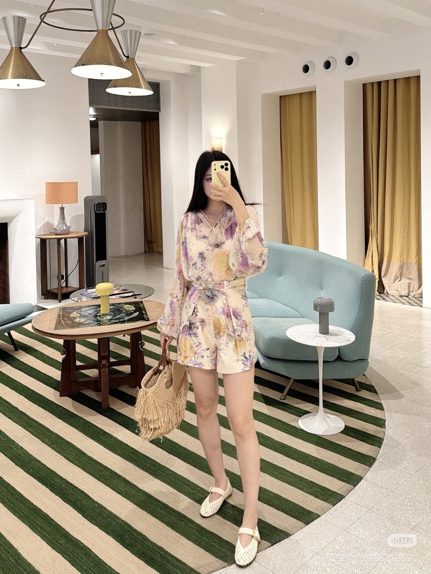 Zimm New belted print short