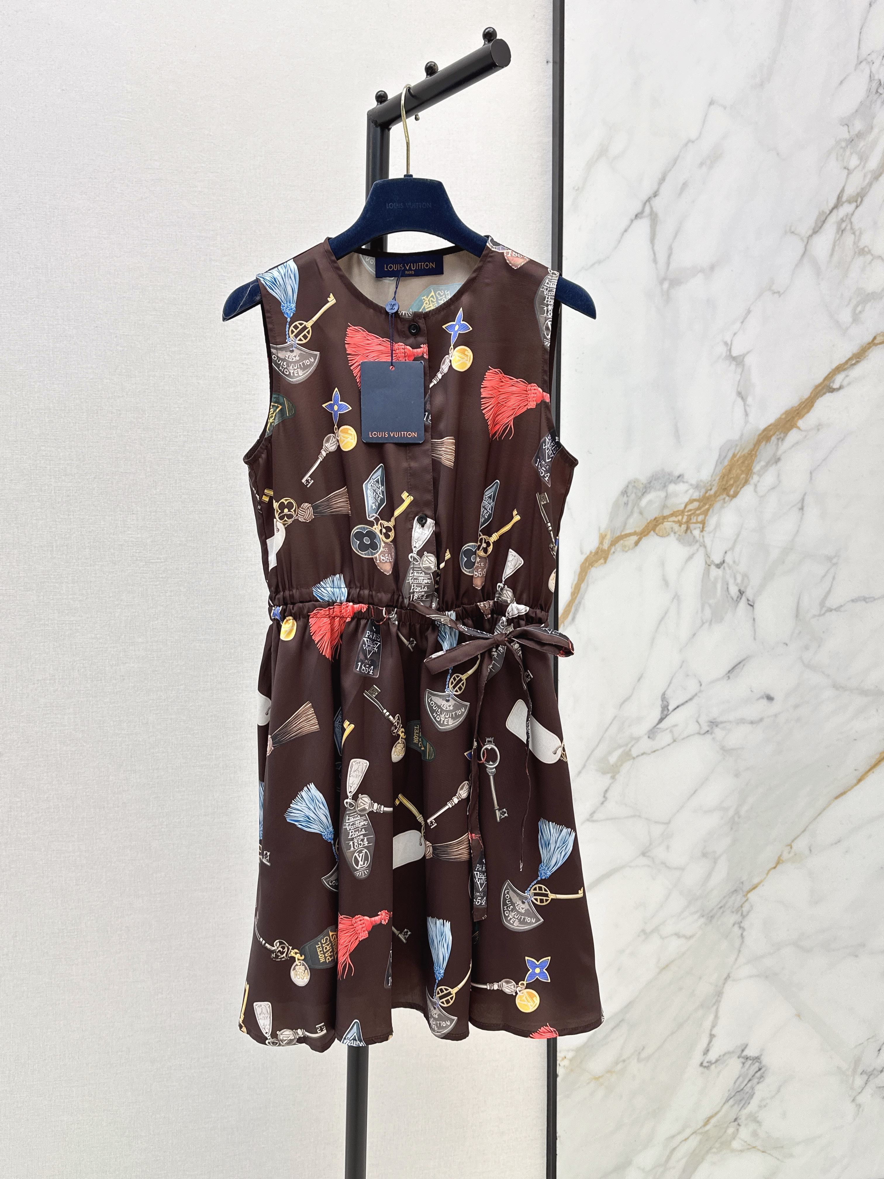 Louis New printed dress