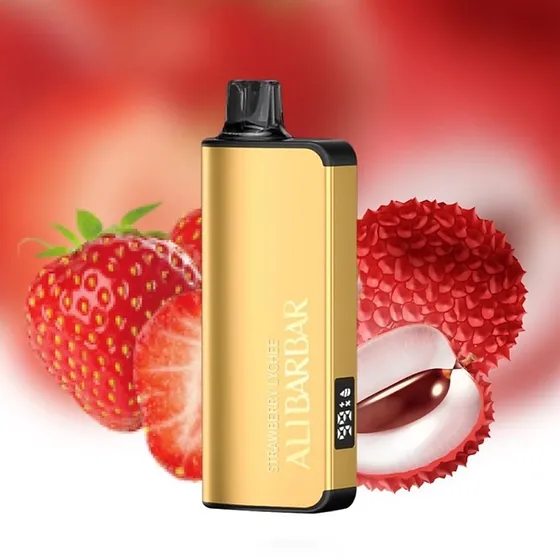 ALIBARBAR NIGOT 9000 Puffs - Strawberry Lychee【3-7 days】