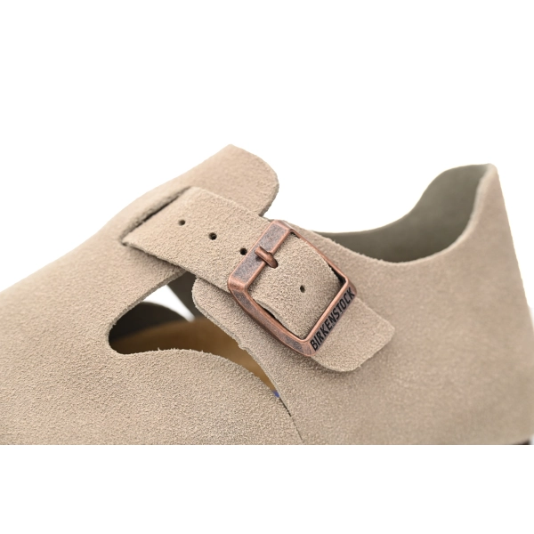 Birkenstock London Suede Leather Taupe 1010503