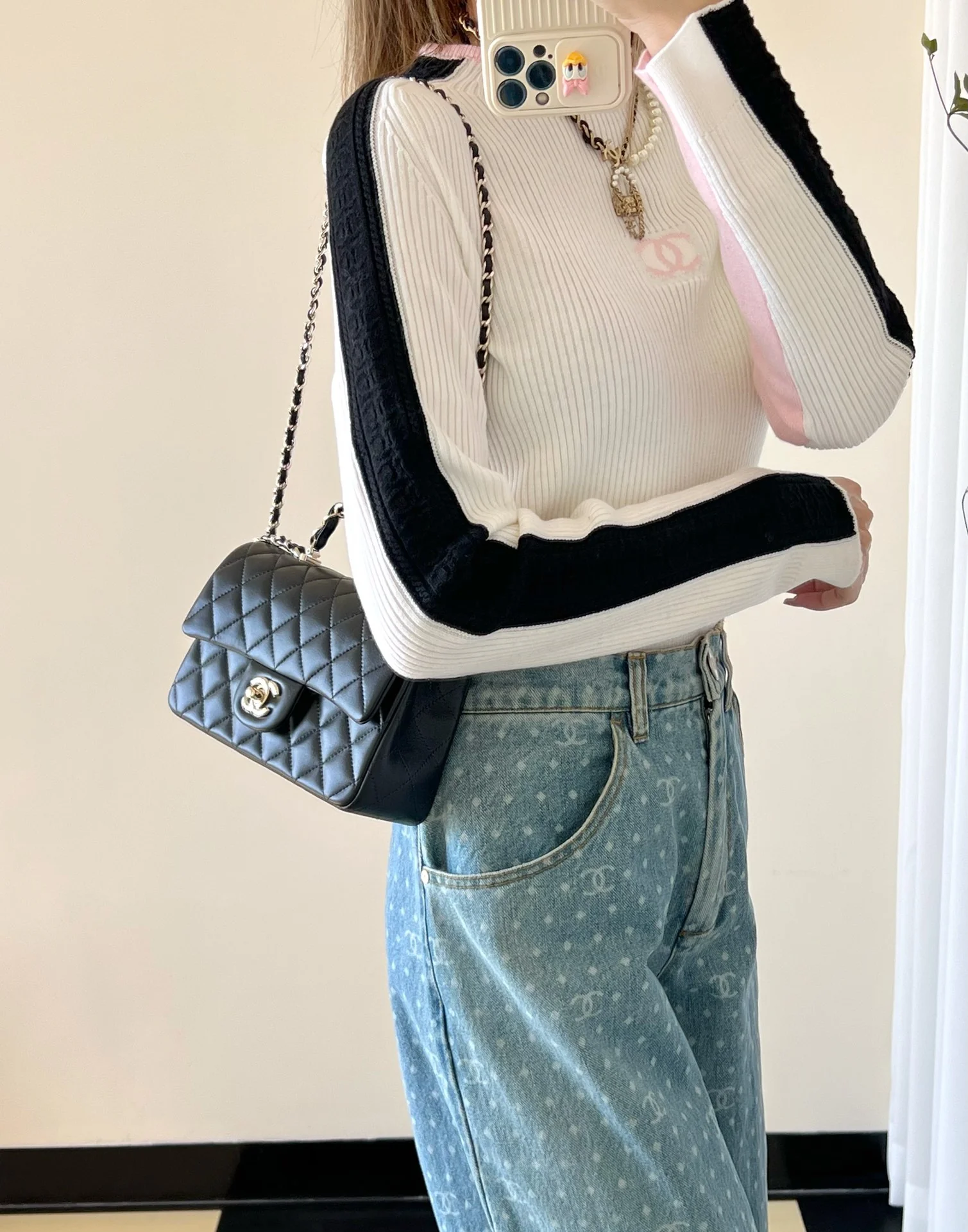 Chan New 23k Double-handle cap bag