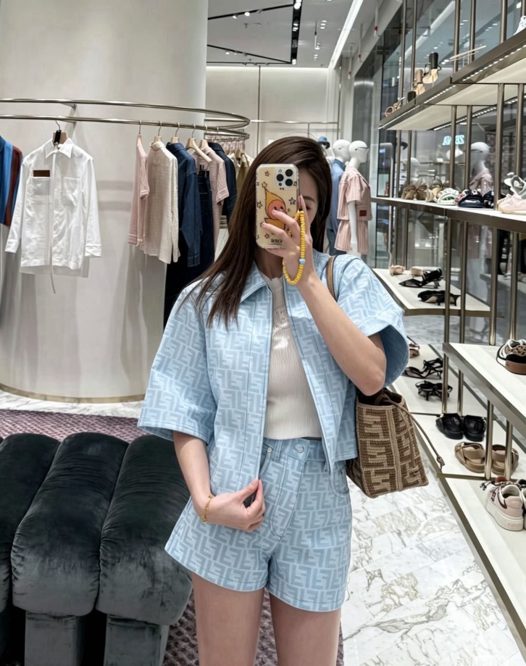 Fend New denim set