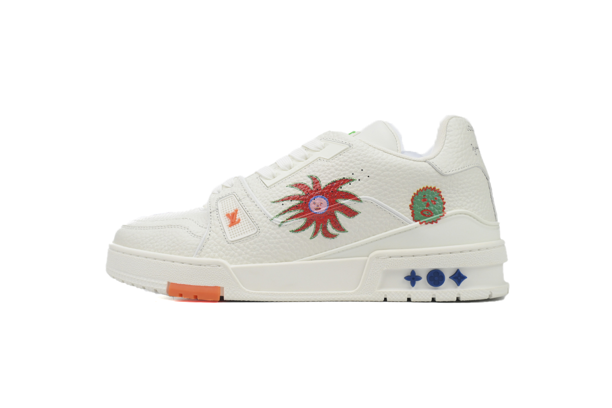 Pkkicks God Batch Yayoi Kusama x Louis Vuitton Trainer White