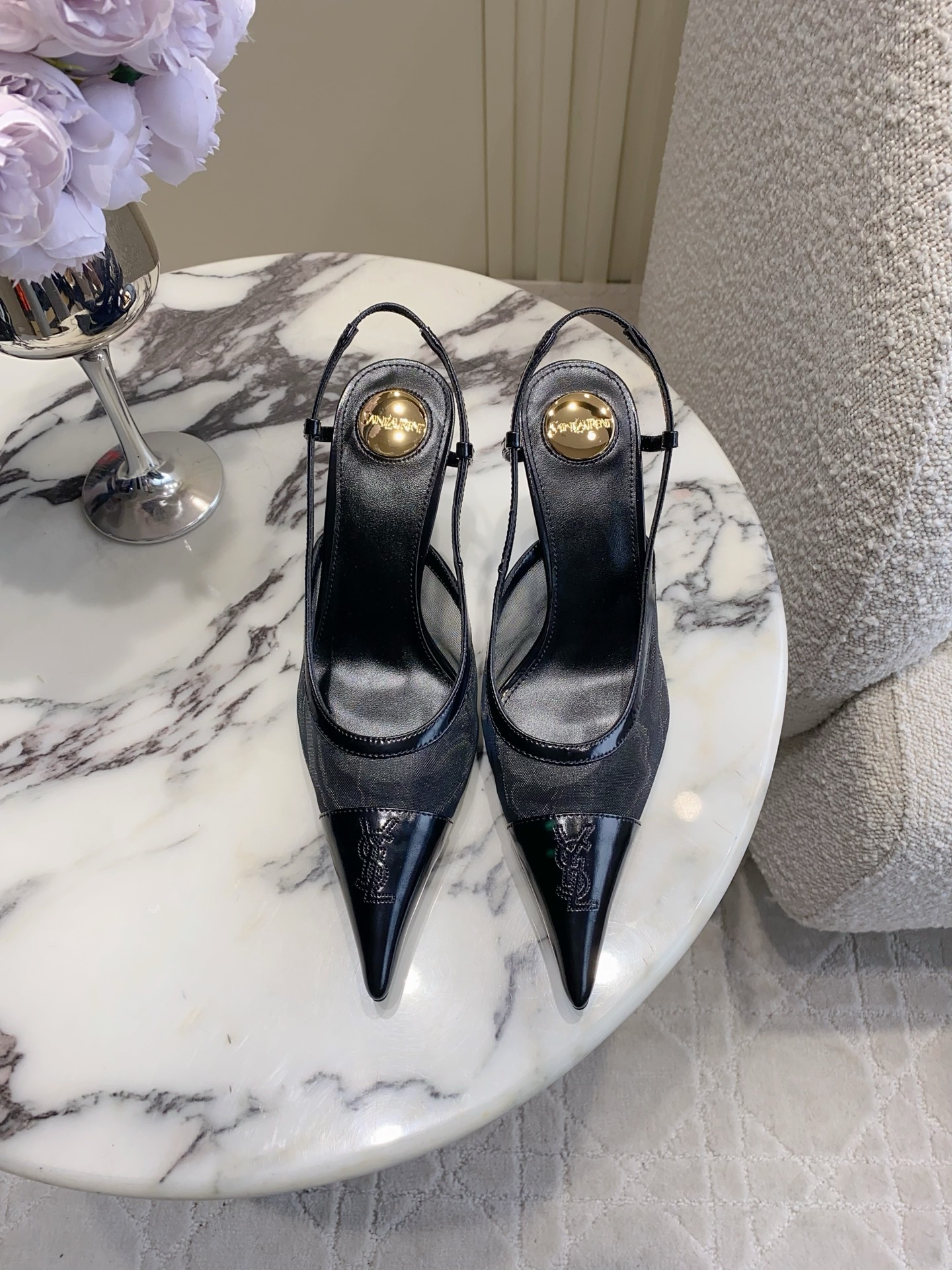 Saint New Mesh high-heeled shoes