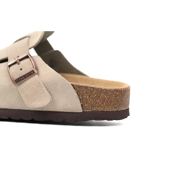 Birkenstock Boston Soft Footbed Suede Nude 1021003