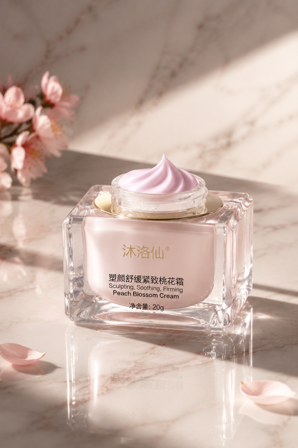 Peach Blossom Sculpting & Firming Face Cream – Soothing & Hydrating Skincare