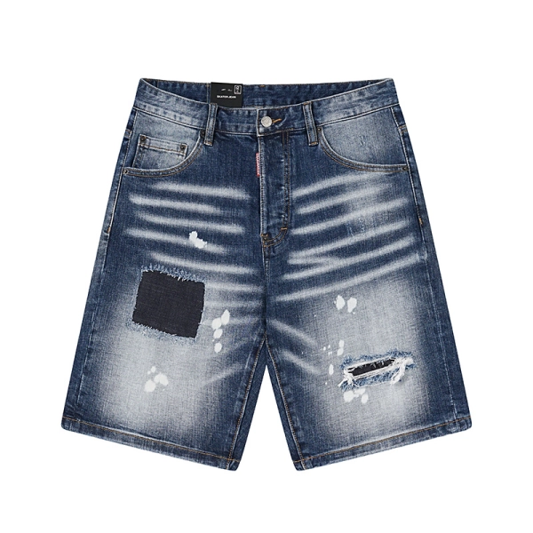 DSQUARED2 Micro Bullet Denim Shorts # 2039