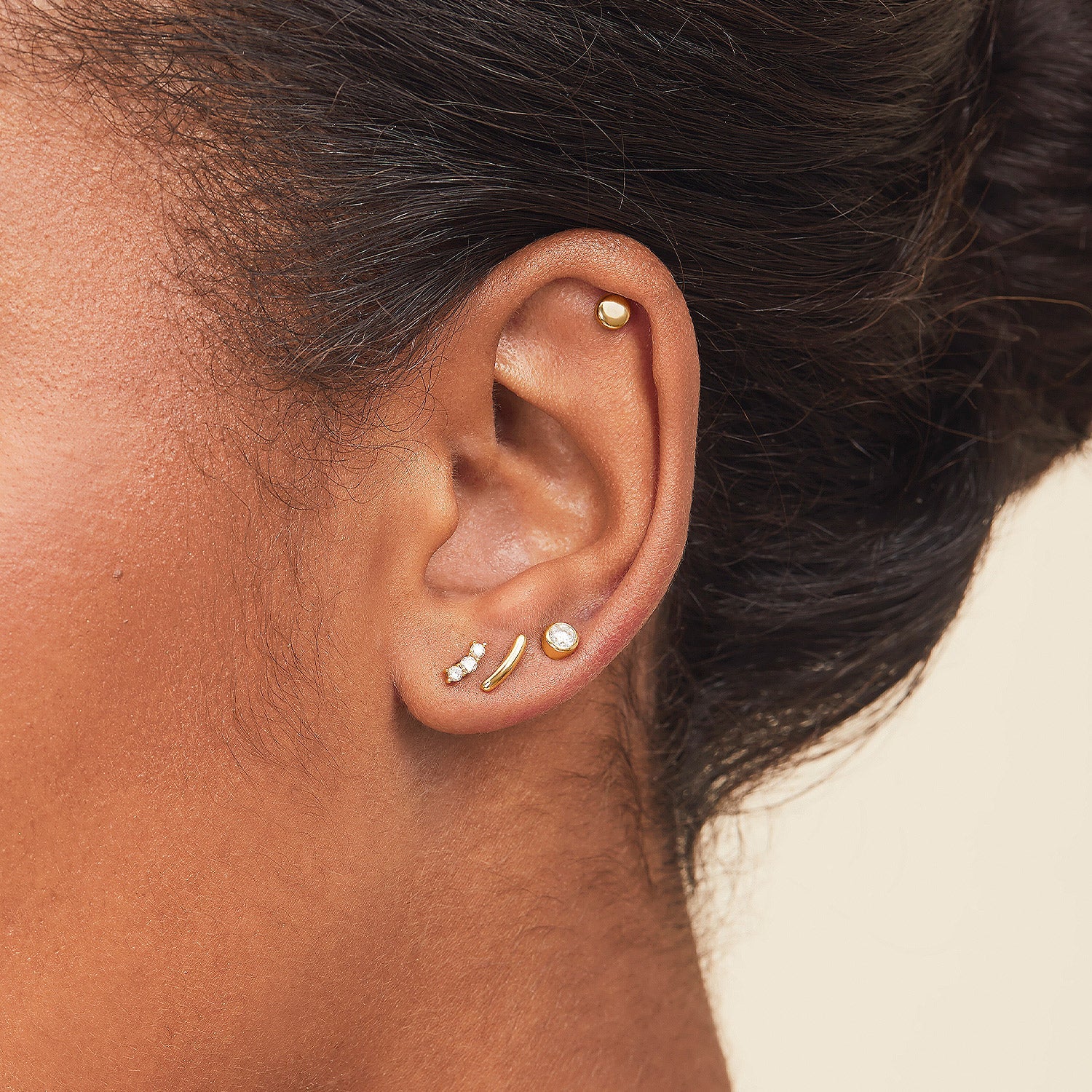 Piercing Studio - Solo Diamond Flat Back Stud