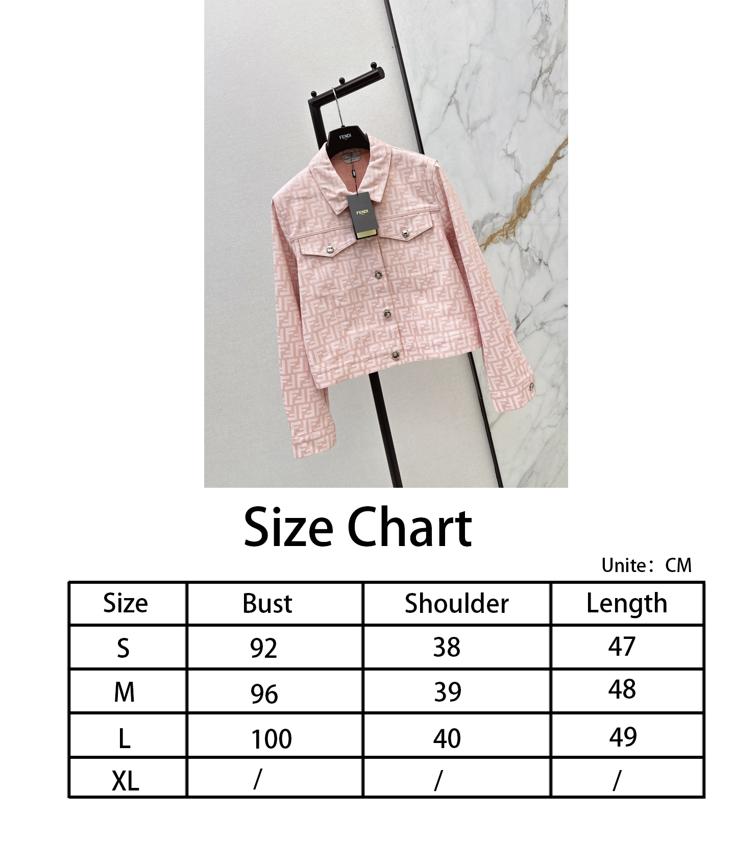 Fend NEW jacquard denim jacket