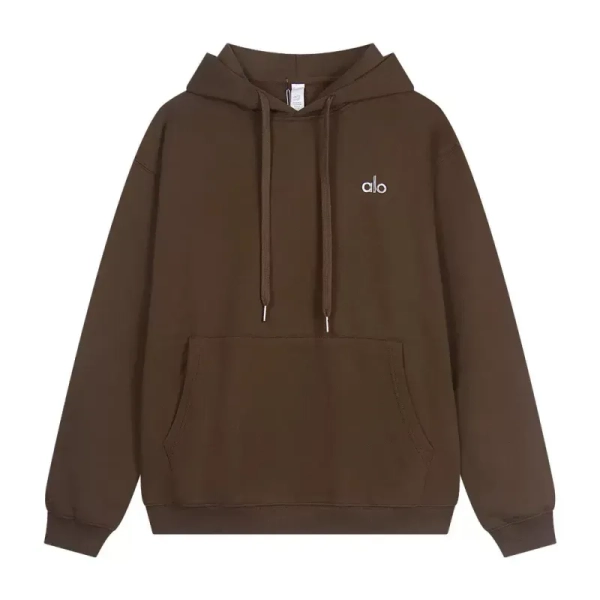alo yoga Accolade  Hoodie  Brown