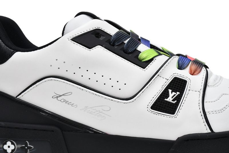 Pkkicks God Batch LOUIS VUITTON Trainer Black White 1A9ADA