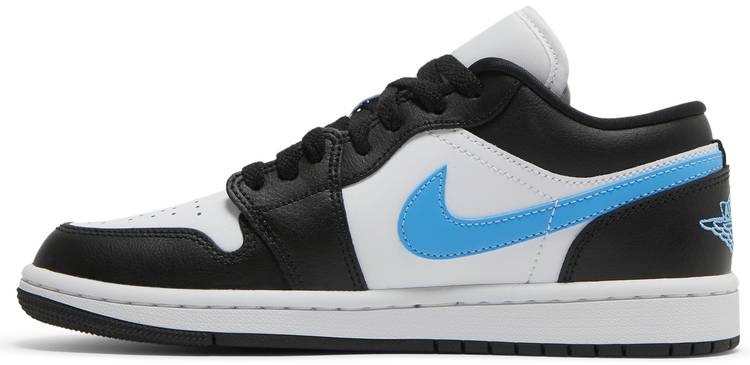 Wmns Air Jordan 1 Low 'Black University Blue' DC0774-041