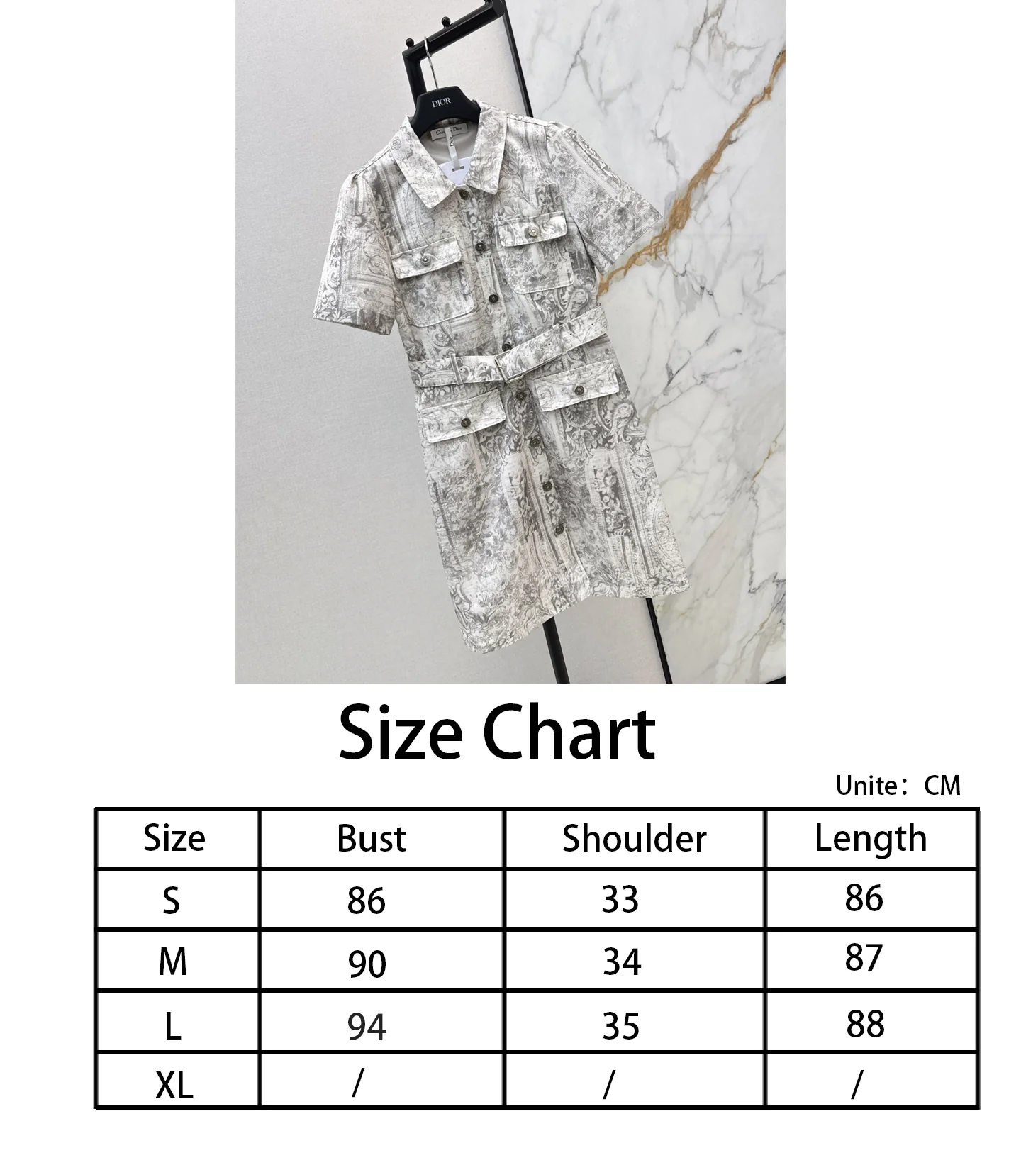 CD NEW print dress