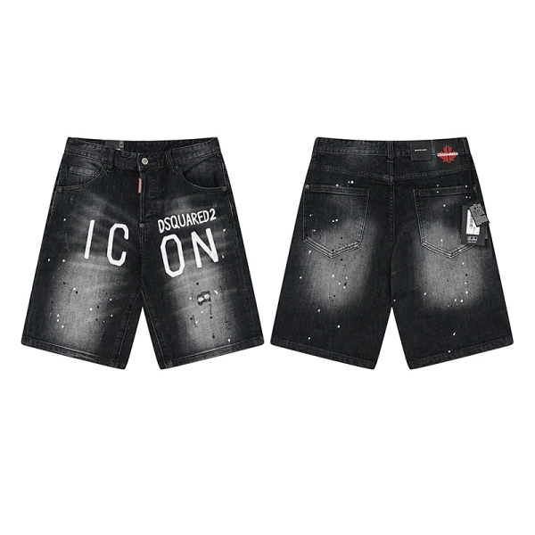 DSQUARED2 Micro Bullet Denim Shorts # 2030