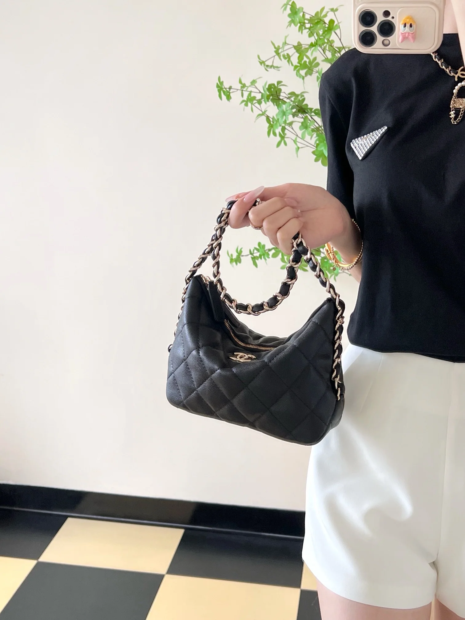 Chan New 24p hobo armpit bag